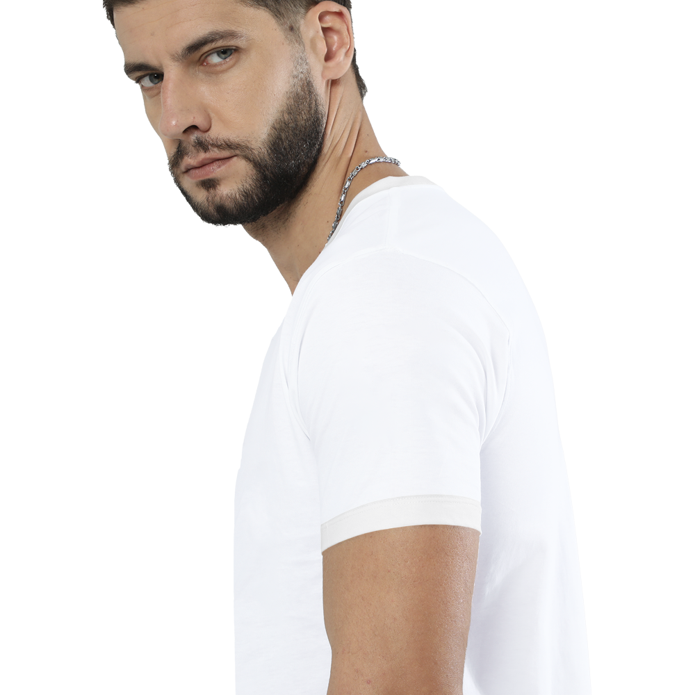 White Unisex Ringer T-Shirt Soccer Special Trends