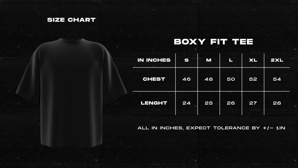 Black Ombré Wash Boxy Fit T-shirt